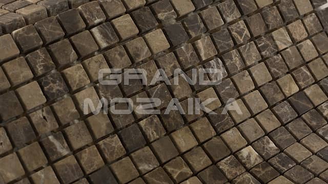 Мозаика из мрамора Emperador Dark