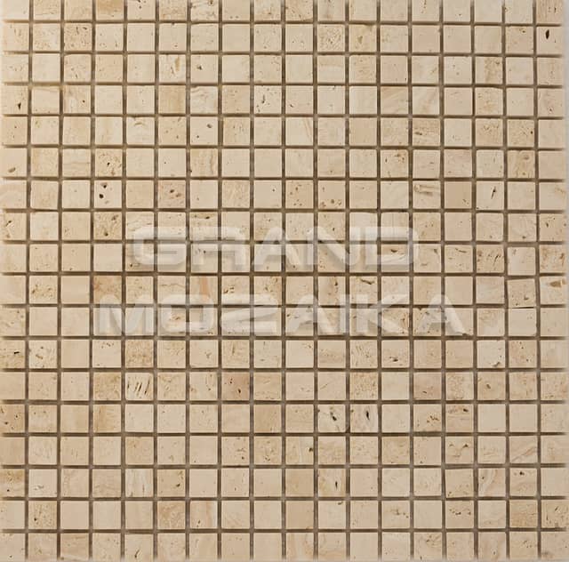 Мозаика из травертина