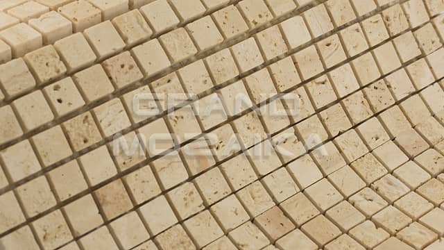 Мозаика из травертина