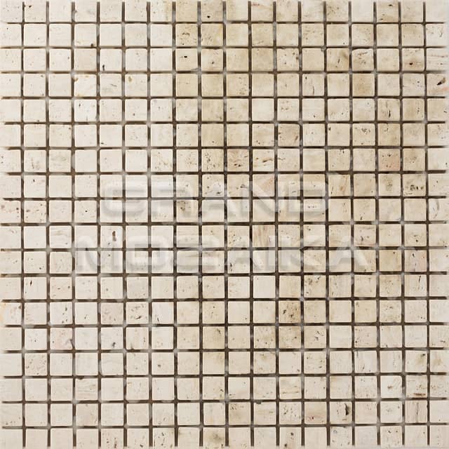 Мозаика из травертина