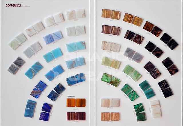 Стеклянная мозаика, серия GoldStar (G45)