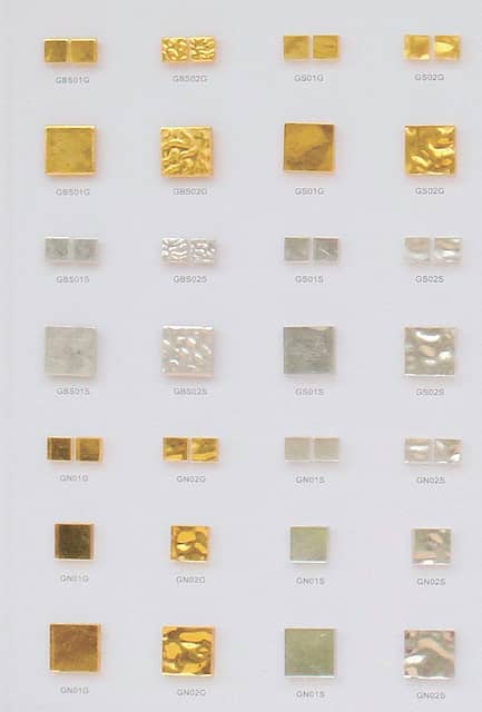 Золотая мозаика GN02G (обрезная), серия Real gold