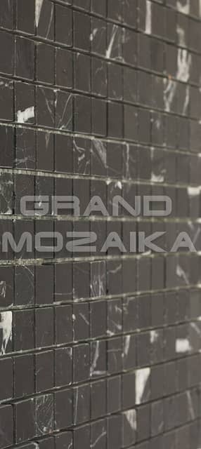 Мозаика из мрамора Nero Marquina