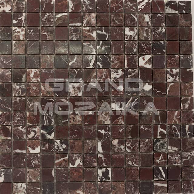 Мозаика из мрамора Rosso Levante