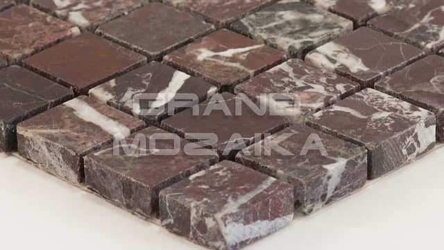Мозаика из мрамора Rosso Levante