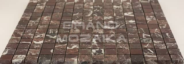 Мозаика из мрамора Rosso Levante