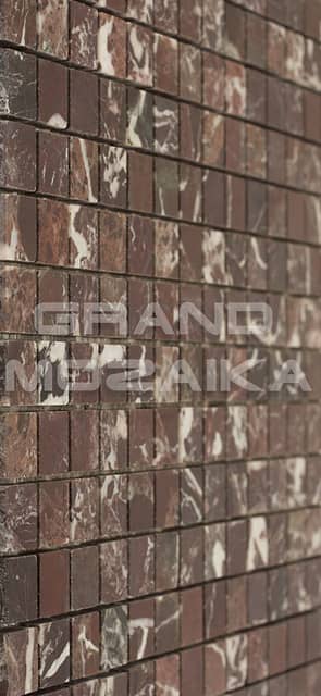 Мозаика из мрамора Rosso Levante