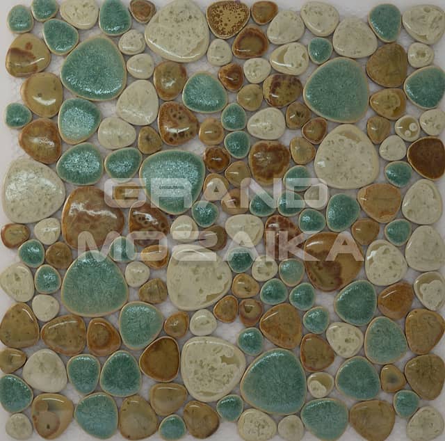 Мозаика из керамики Морские камешки