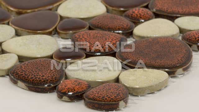 Мозаика из керамики Морские камешки