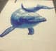 Мозаичное панно Большой дельфин