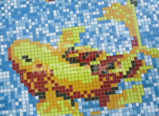 Мозаичное панно Две рыбки