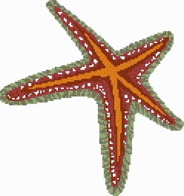 Мозаичное панно Морская звезда