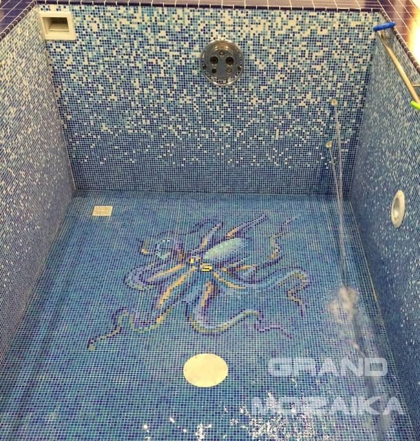 Мозаичное панно Осьминог 2