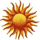 Мозаичное панно Солнце А