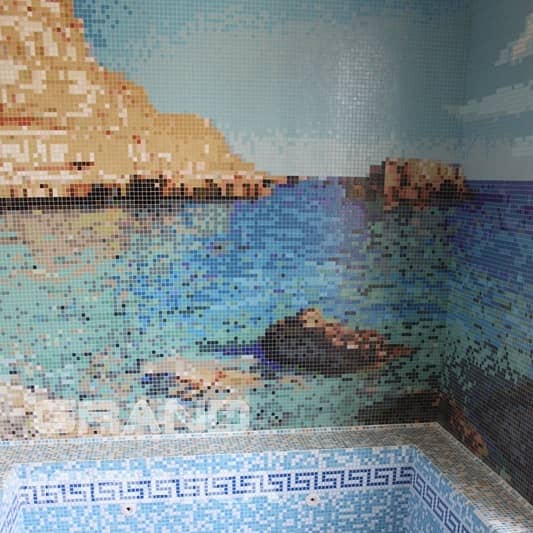 Мозаичное панно “Море и камни”