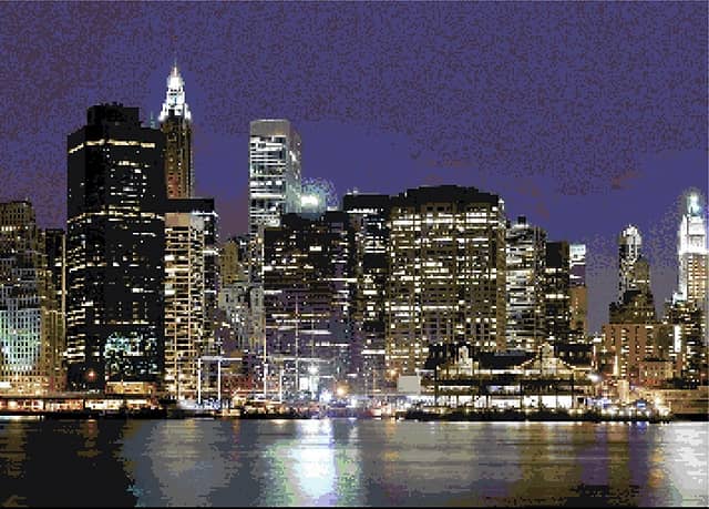 Мозаичное панно «Город»