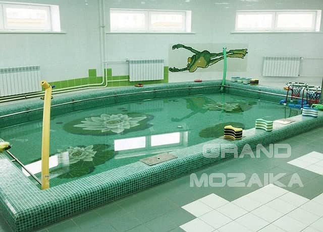 Мозаичное панно «Кувшинка 1»