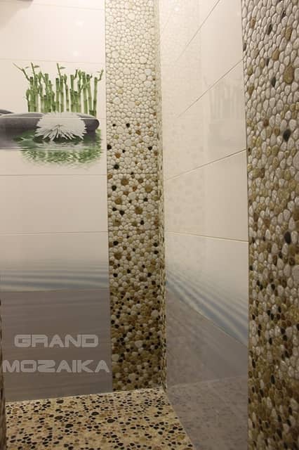 Мозаика из керамики Морские камешки (Agama Brown)