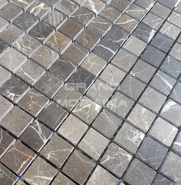 Мозаика из мрамора Choco Emperador Dark