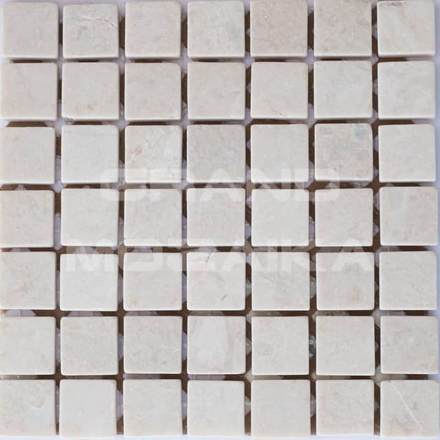Мозаика из мрамора Crema Marfil