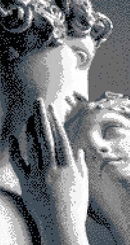 Мозаичное панно Венера и Адонис