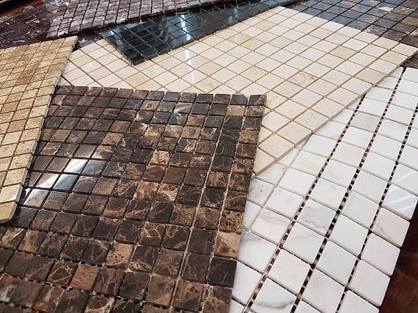 Тонкая мозаика из мрамора, серия Marble Slim