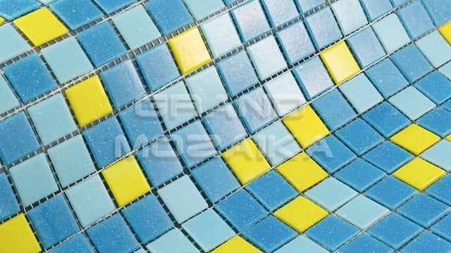 Стеклянная мозаика серия Econom (на бумаге)