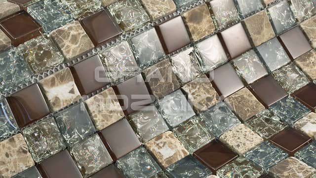 Мозаика из стекла и камня серия Exclusive