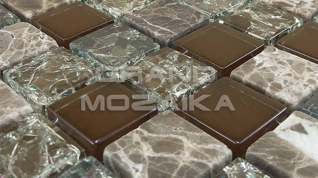 Мозаика из стекла и камня серия Exclusive
