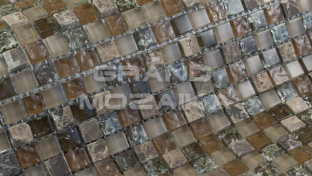 Мозаика из стекла и камня серия Exclusive