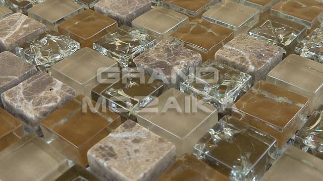 Мозаика из стекла и камня серия Exclusive