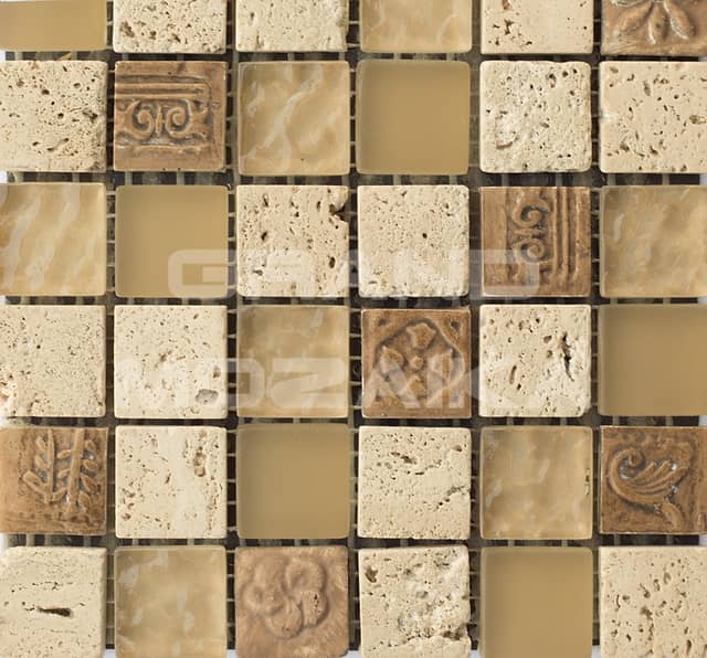 Мозаика из стекла и камня серия Exclusive