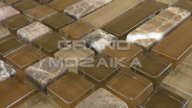 Мозаика из стекла и камня серия Exclusive