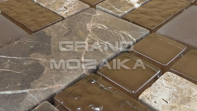 Мозаика из стекла и камня серия Exclusive