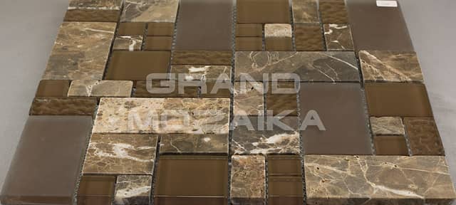 Мозаика из стекла и камня серия Exclusive