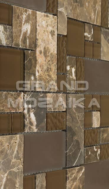 Мозаика из стекла и камня серия Exclusive