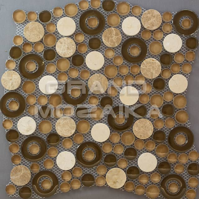 Мозаика из стекла и камня серия Exclusive