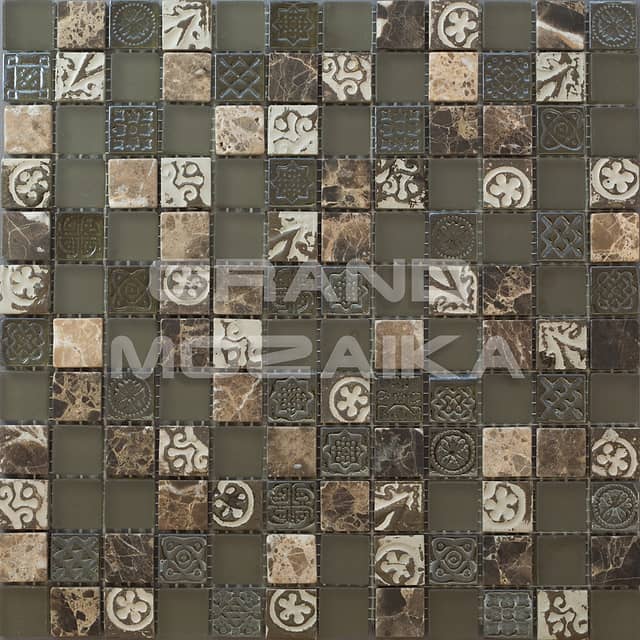 Мозаика из стекла и камня серия Exclusive