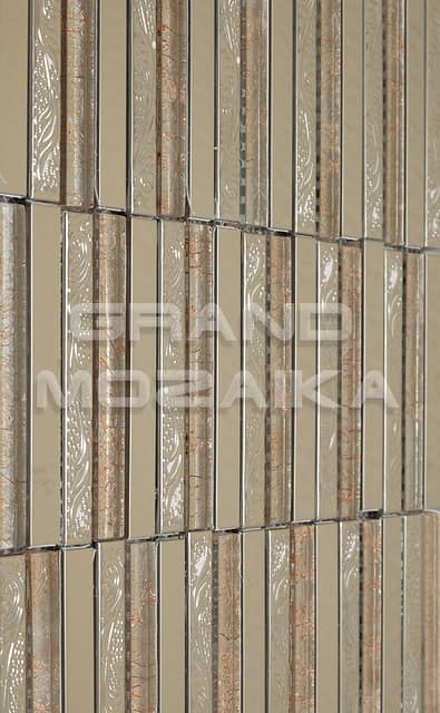 Мозаика из металла и стекла серия Metal