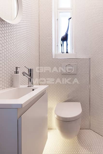 Керамическая мозаика серия Porcelain