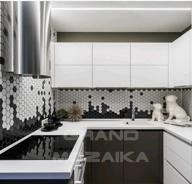 Керамическая мозаика серия Porcelain