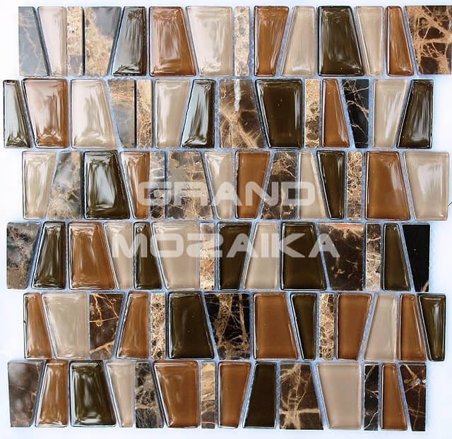 Мозаика из стекла и камня серия Exclusive