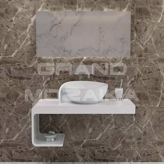 Настольная раковина из акрилового камня 500x450x200