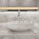 Настольная раковина из акрилового камня 650x380x130