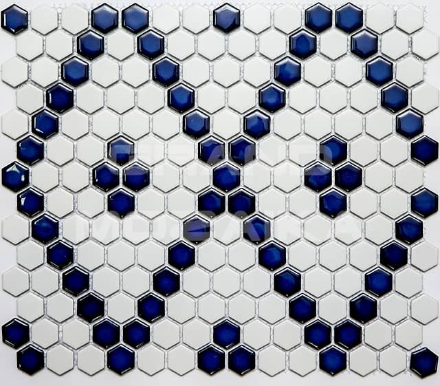 Керамическая мозаика серия Porcelain