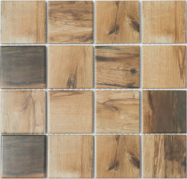 Керамическая мозаика под дерево, серия Porcelain