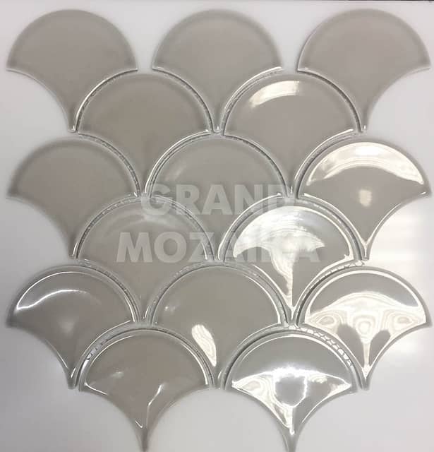 Керамическая мозаика чешуя, серия Rustic