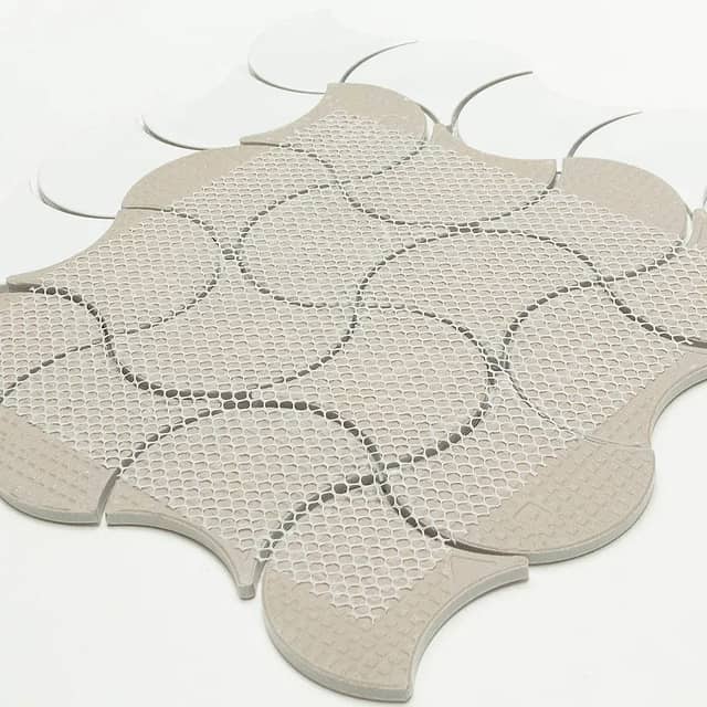 Керамическая волнообразная мозаика, серия Rustic