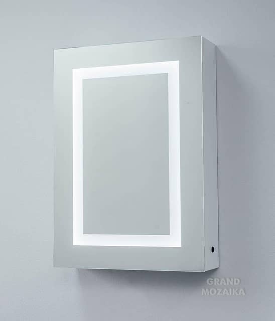 Зеркало-полка со светодиодной подсветкой