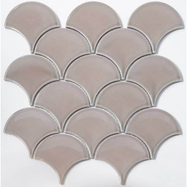 Керамическая мозаика чешуя, серия Rustic